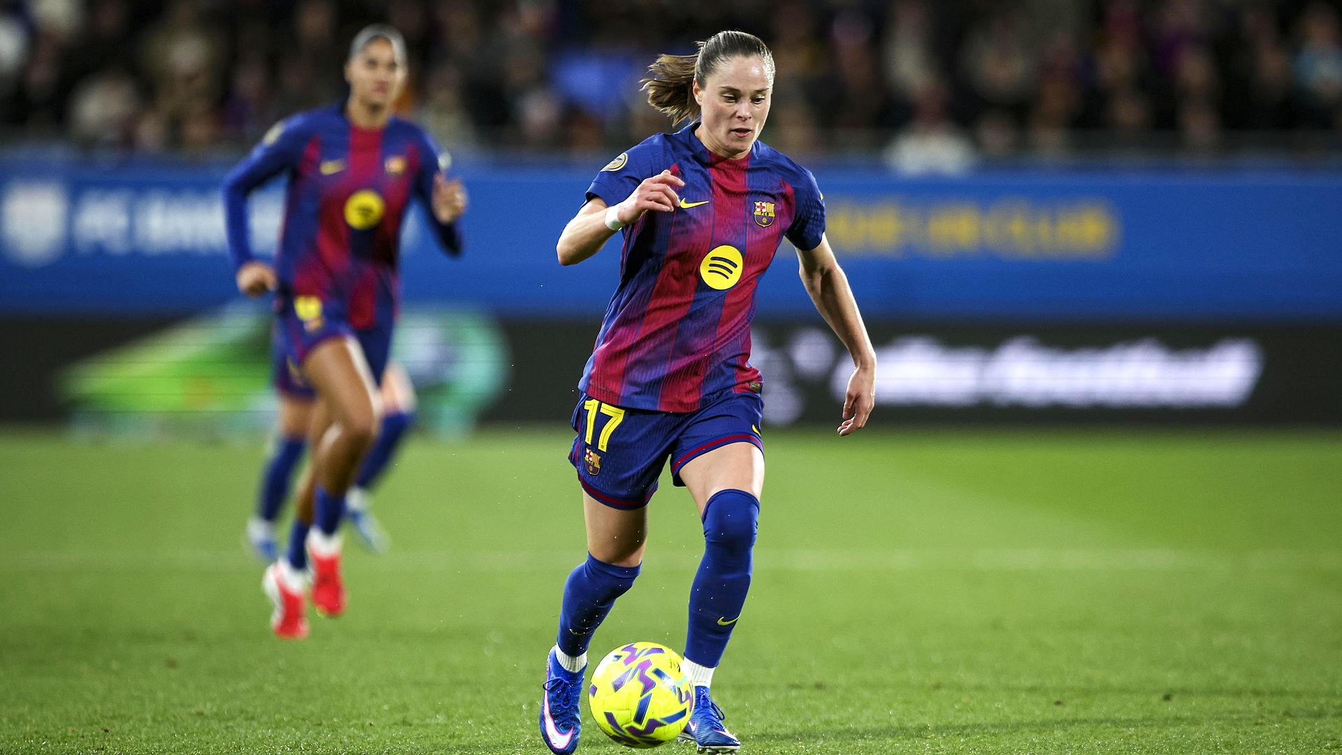 Piłka nożna kobiet: Liga Mistrzyń UEFA - mecz: HB Koge - FC Barcelona