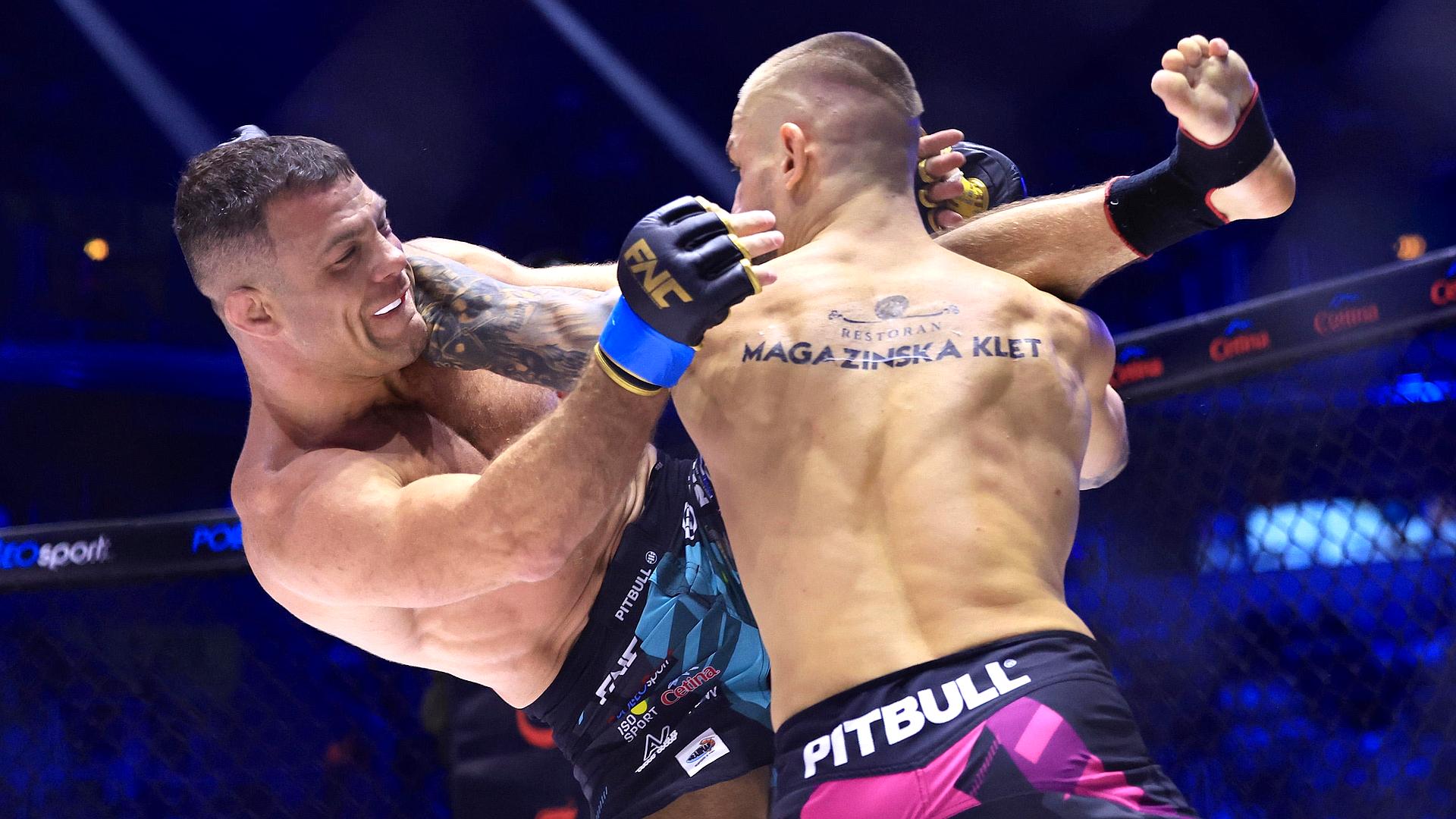 Sporty walki: Babilon MMA 49 w Radomiu - walka: Paweł Polityło - Błażej Majdan 22.11.2024