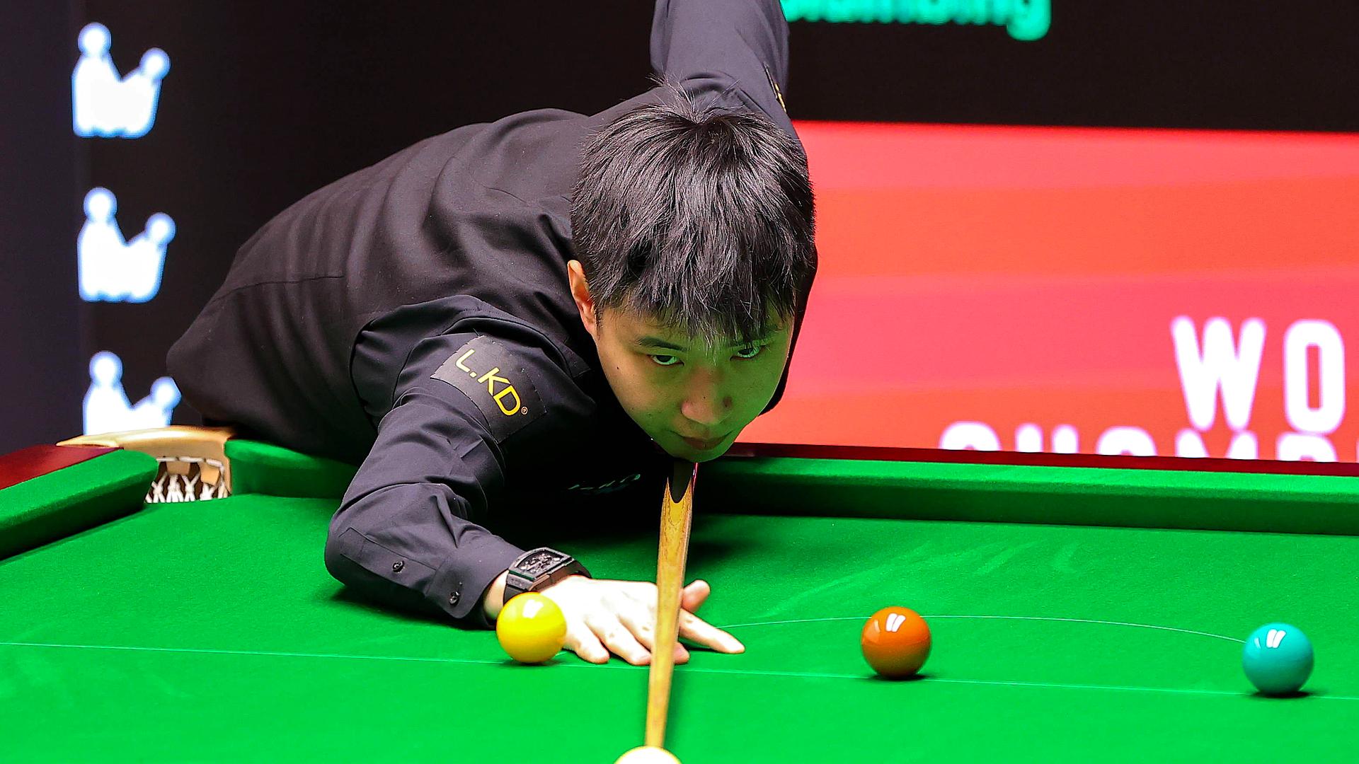 Snooker: Turniej Wuhan Open - mecz finałowy: Chang Bingyu - Zhao Xintong