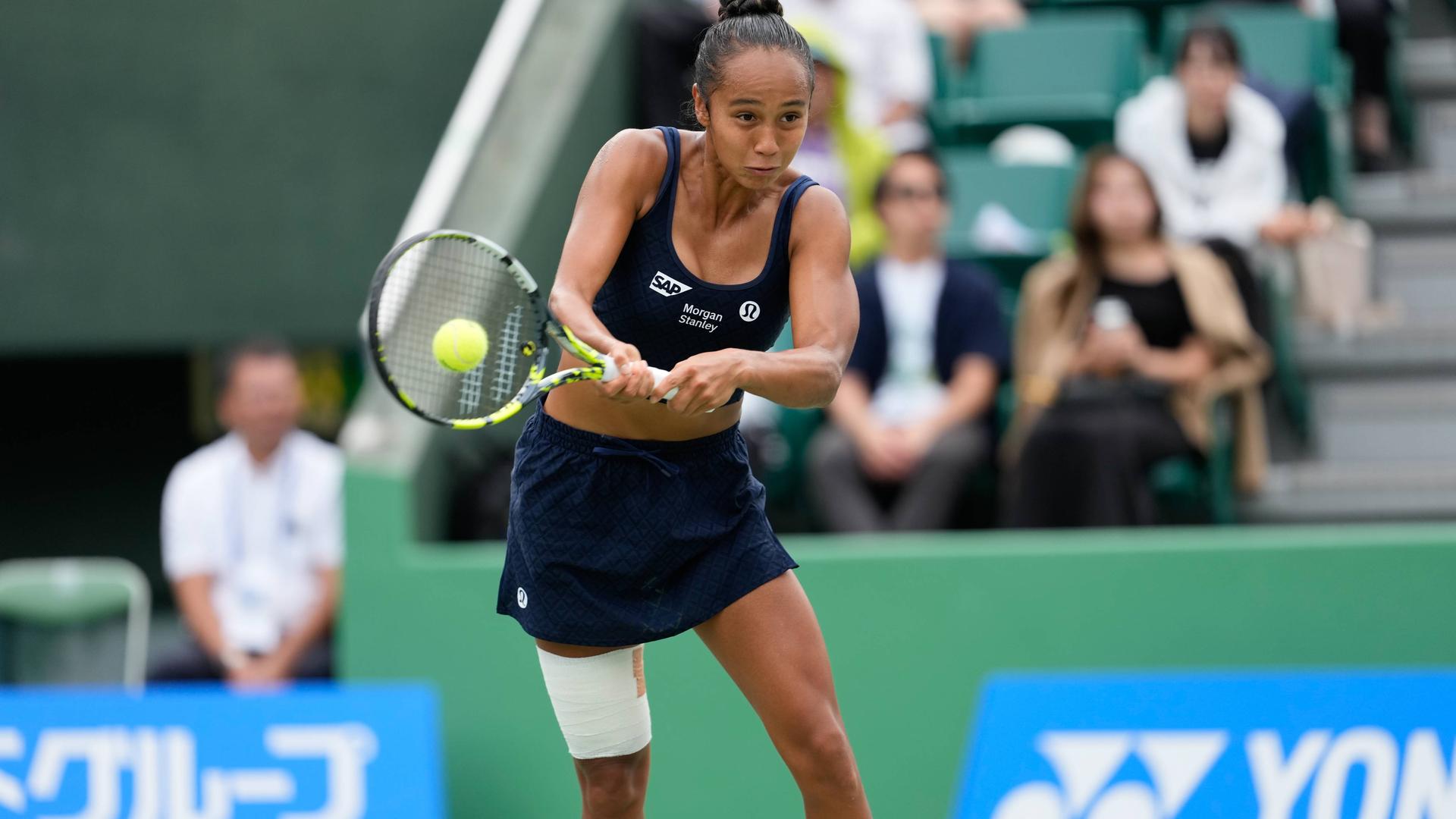 Tenis: Turniej WTA w Tokio - mecz 1. rundy gry pojedynczej: Leylah Fernandez - Himeno Sakatsume