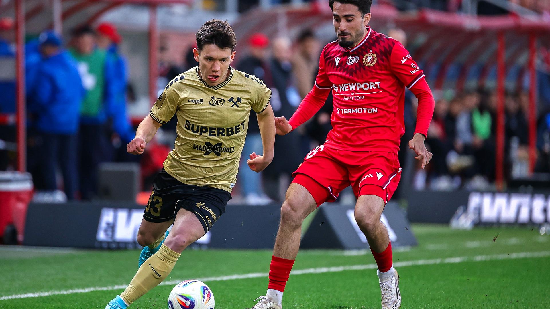 Piłka nożna: PKO BP Ekstraklasa - mecz: Widzew Łódź - Górnik Zabrze
